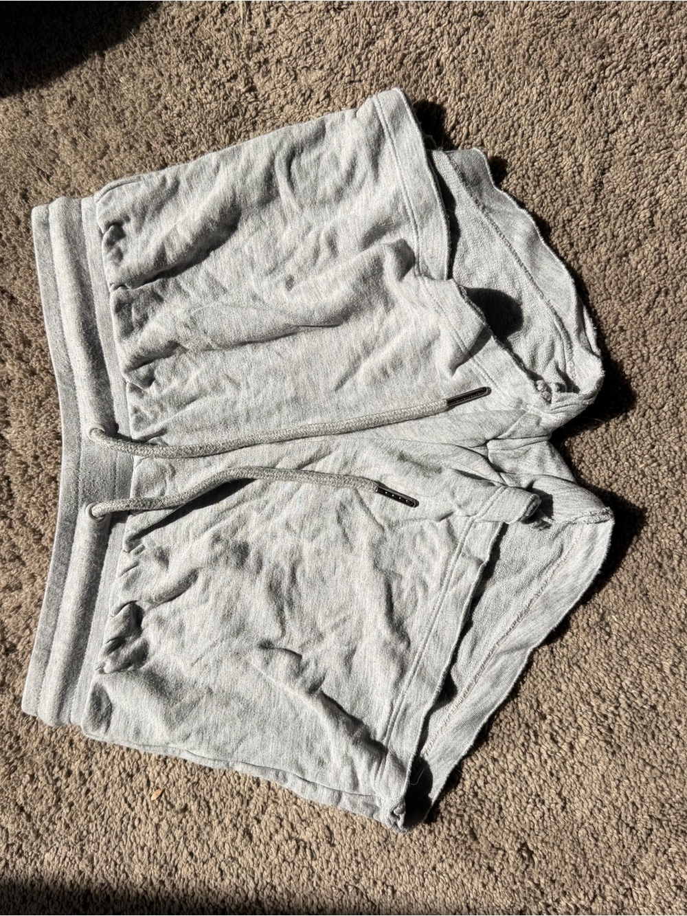 Bloch Heather Gray Knit Athletic Lounge Shorts